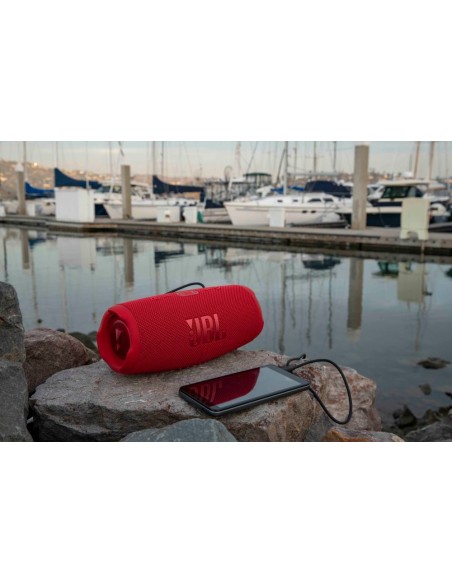 Altavoz Portátil - JBL CHARGE5, Rojo
