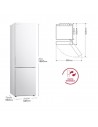 Combi Libre Instalación - LG GBV21NCDSW, Blanco, 1.86 m, Eficiencia D, Total No Frost