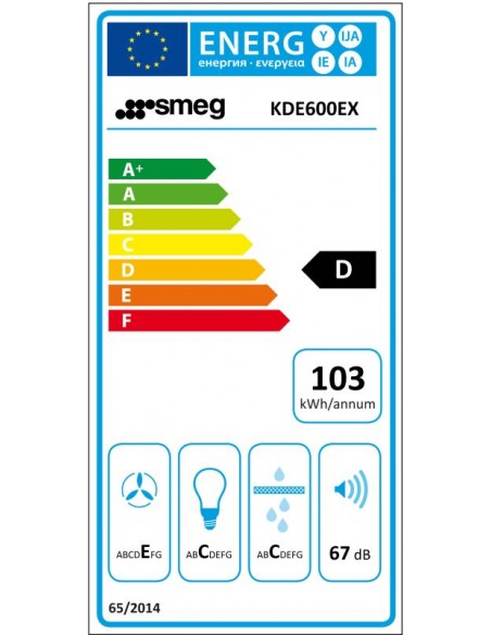 Campana Decorativa - SMEG KDE600EX,...