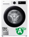 Lavadora Libre Instalación - SAMSUNG WW90DG5G34AEEC, Blanco, 9 kg, Inteligencia Artificial, Eficiencia A-10%