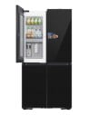 Frigorífico Multidoor - SAMSUNG RM90F67CECEF, Alto 185 cm, Negro, Eficiencia E