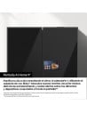 Frigorífico Multidoor - SAMSUNG RM90F67CECEF, Alto 185 cm, Negro, Eficiencia E