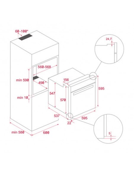 Horno Multifunción - TEKA HSB 6250 P,...