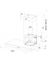Campana Decorativa - MEPAMSA STILO 90 DX, Inox, 90 cm