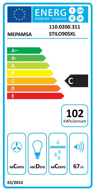 Etiqueta de Eficiencia Energética - 110.0200.311
