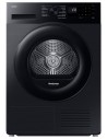 Secadora Carga Frontal - SAMSUNG DV90DG52A0ABEC, Bomba de Calor, 9 Kg, Negro, Eficiencia C