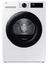 Secadora Carga Frontal - SAMSUNG DV90DG52A0AEEC, Bomba Calor, 9 kg, Blanco