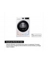 Secadora Carga Frontal - SAMSUNG DV90DG52A0AEEC, Bomba Calor, 9 kg, Blanco
