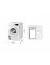 Secadora Carga Frontal - SAMSUNG DV90DG52A0TEEC, 9 kg, Blanco