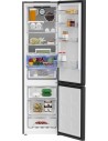 Combi Libre Instalación - Beko B5RCNE406LXBRW, No-Frost, 2,03 m, EverFresh+, Harvestfresh, Aeroflow, Wi-Fi, Dark Inox