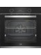 Horno Multifunción -  Beko BBIS13300XPE, 60 cm, Pirólisis, Vapor, Aeroperfect, Negro