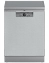 Lavavajillas Libre Instalación - Beko BDFN26430XC, 14 servicios, CornerIntense, 44 dB, 60 cm, Inox