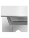 Campana Decorativa - Beko BHCA94640WH , 90cm, 63 dB, 623 m³/h, Blanco
