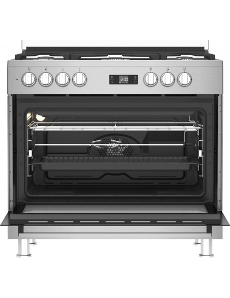 Cocina Gas - Beko GM 15321 DX NS, 5...