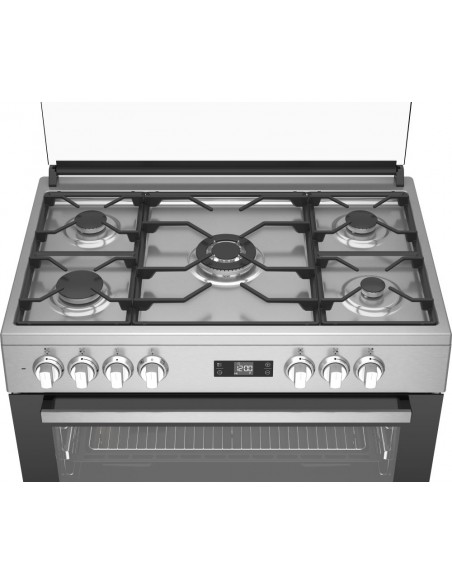 Cocina Gas - Beko GM 15321 DX NS, 5...