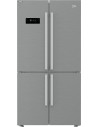 Frigorífico Multidoor - Beko GN1416231ZXN, Eficiencia F, Acero Inoxidable, Sin dispensador, No-Frost
