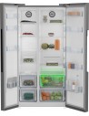 Frigorífico Americano - Beko GN1603140XBN, NeoFrost Dual Cooling, Harvestfresh, 1.79 metros, Inox