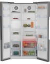 Frigorífico Americano - Beko GN1603140XBN, NeoFrost Dual Cooling, Harvestfresh, 1.79 metros, Inox