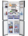 Frigorífico Multidoor - Beko GNE480E30ZXPN, Acero Inoxidable, No-Frost, 1.92 metros, HarvestFresh