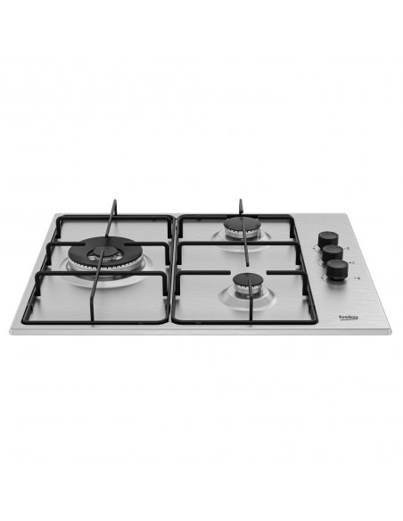 Placa Gas - Beko HIGG 63113 SX, 3...