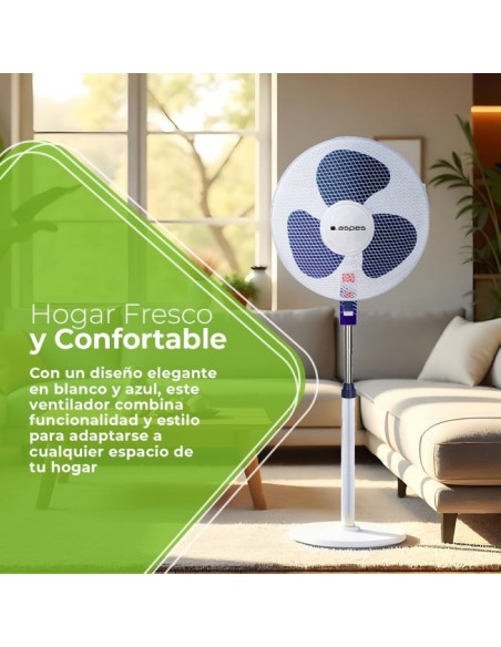 Ventilador Pie - ASPES AVP401600OBA,...