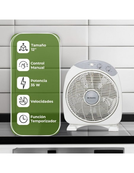 Ventilador Pie - ASPES AVS351200,...