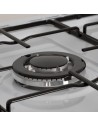 Cocina Gas -  Aspes AKGW5900PB, 5 Fuegos, 80 cm, Butano, Portabombonas, Kit Gas ciudad, Blanco