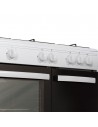 Cocina Gas -  Aspes AKGW5900PB, 5 Fuegos, 80 cm, Butano, Portabombonas, Kit Gas ciudad, Blanco