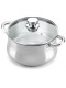 Cacerola - Alza OMEGA CRISTAL, 20 cm, Inox Cacerola - Alza OMEGA CRISTAL, 20 cm, Inox