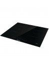 Placa Inducción - Hisense I6433CB, 4 Zonas, Función Puente, Biselada, Negro