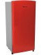 Frigorífico Una Puerta - Hisense RR195D4DR1, Eficiencia A+, Rojo, Sin dispensador, Cíclico