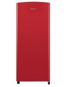Frigorífico Una Puerta - Hisense RR220D4AR2, Eficiencia A++, Rojo, Sin dispensador, Cíclico