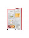 Frigorífico Una Puerta - Hisense RR220D4AR2, Eficiencia A++, Rojo, Sin dispensador, Cíclico