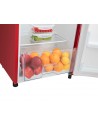 Frigorífico Una Puerta - Hisense RR220D4AR2, Eficiencia A++, Rojo, Sin dispensador, Cíclico