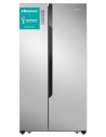 Frigorífico Americano - Hisense RS670N4BC3, Eficiencia D, Inox, Sin dispensador, No-Frost
