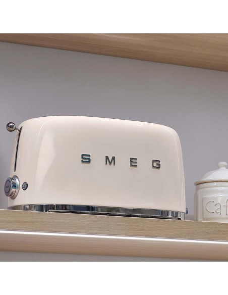 Tostador - Smeg TSF02CREU Crema