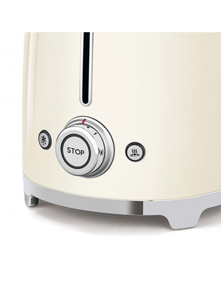 Tostador - Smeg TSF02CREU Crema
