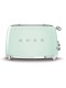Tostador - Smeg TSF03PGEU, Verde, 4 Rebanadas