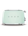 Tostador - Smeg TSF03PGEU, Verde, 4 Rebanadas Tostador - Smeg TSF03PGEU, Verde, 4 Rebanadas