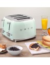 Tostador - Smeg TSF03PGEU, Verde, 4 Rebanadas Tostador - Smeg TSF03PGEU, Verde, 4 Rebanadas