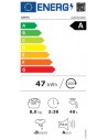 Lavadora Carga Frontal - ASPES AL8202AIDV, Blanco, 8Kg, Eficiencia A,  1200 rpm