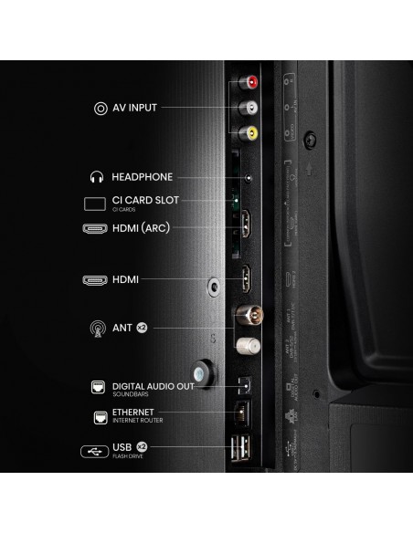 TV LED - HISENSE 40A4N, 40", Full HD,...