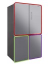 Frigorífico 4 Puertas - Teka RMF77920, Inox, 1.94m