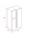 Frigorífico Americano - Teka RLF74910, Inox,1.79m