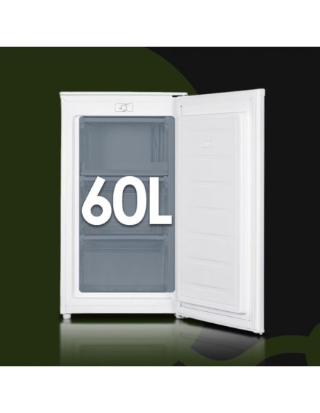 Congelador - ASPES ACV85502E, Blanco,...