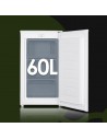 Congelador - ASPES ACV85502E, Blanco, 0.85 m