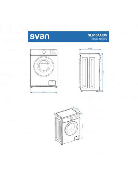 Lavadora Libre Instalación - SVAN...
