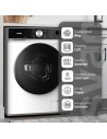 Lavadora Libre Instalación - SVAN SL8202AIDVB, Blanco, 8 Kg, 1200 rpm, Eficiencia A