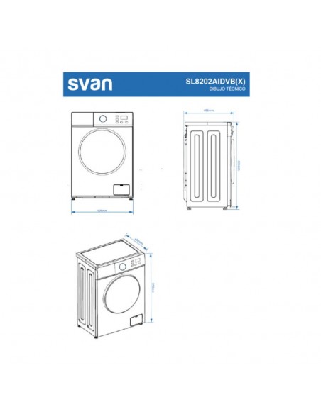 Lavadora Libre Instalación - SVAN...