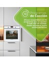 Horno Multifunción - ASPES AHM10800DCCB, Cristal Blanco, 78L, Eficiencia A